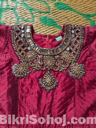 Anarkali-style Party Gown